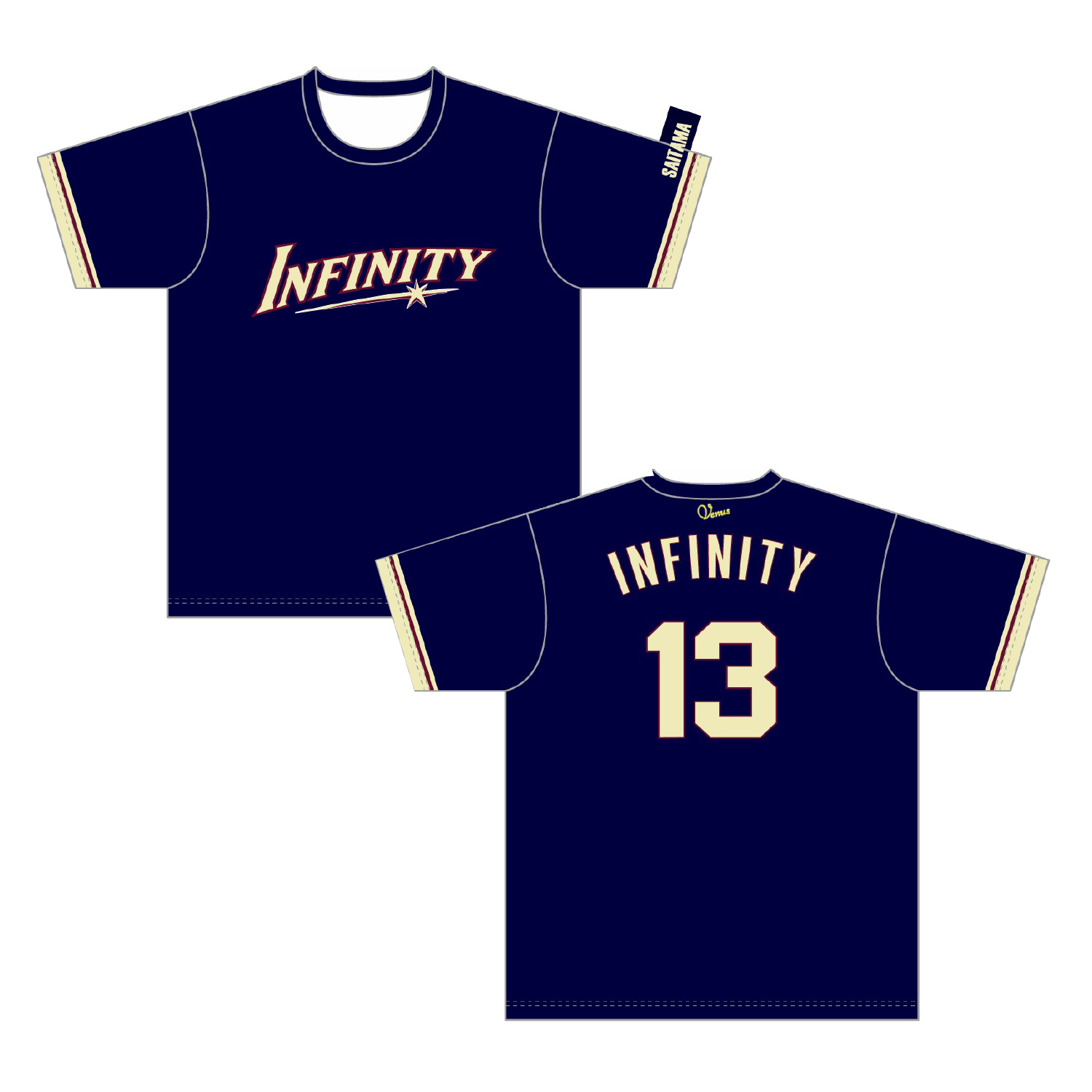 【記入あり】INFINITY Jr. オリジナルイージードライTシャツ